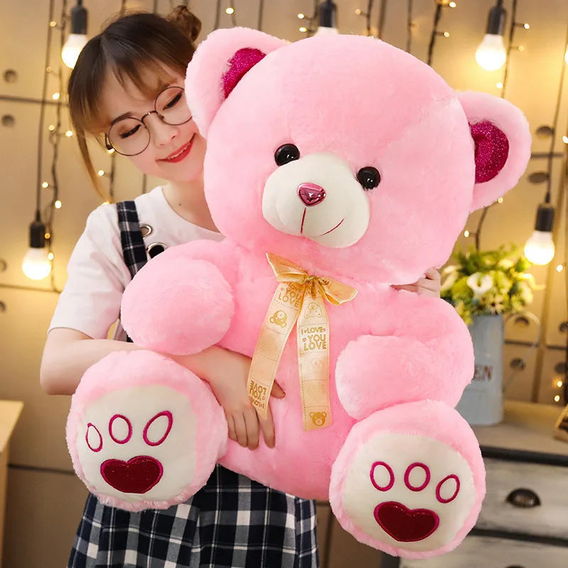 Big Teddy Bear Plush Toy - Cute Stuffed Bear Doll for Kids and Birthdays