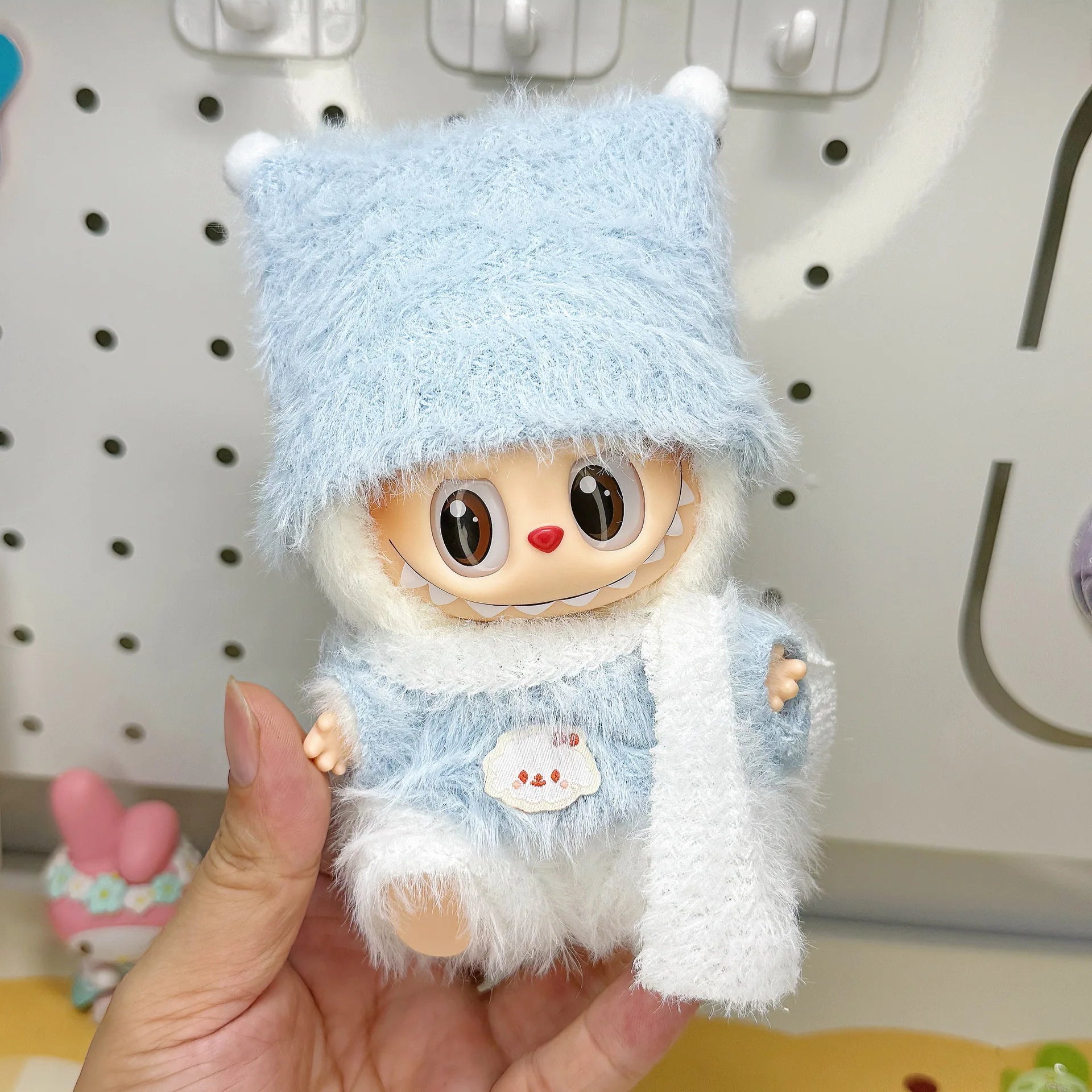 Labubu V3 Vinyl Doll Cosplay Clothes – DIY Fashion Outfits & Cute Plush Toy Accessories | Birthday Gifts for Kids & Collectors