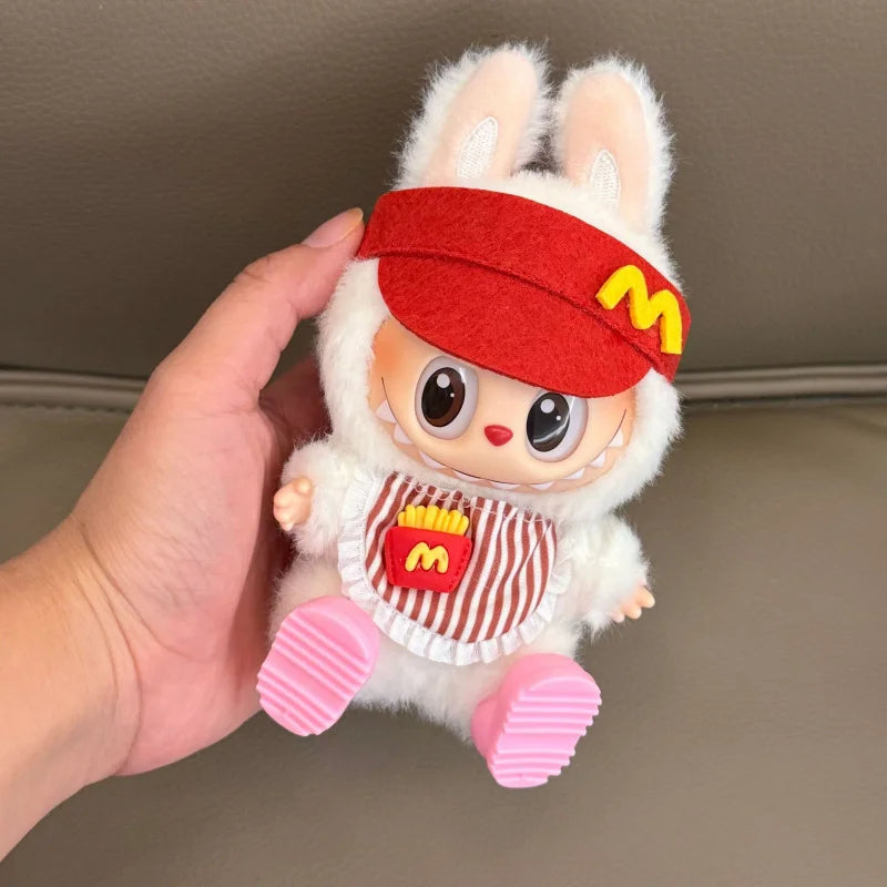Labubu V3 Vinyl Doll Cosplay Clothes – DIY Fashion Outfits & Cute Plush Toy Accessories | Birthday Gifts for Kids & Collectors