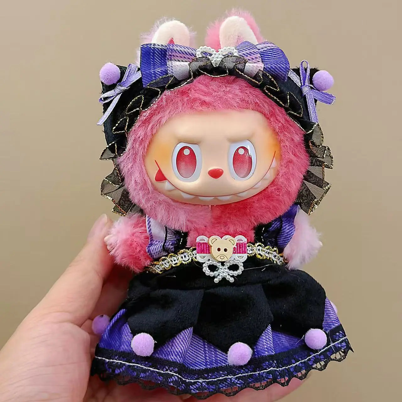 Labubu V3 Vinyl Doll Cosplay Clothes – DIY Fashion Outfits & Cute Plush Toy Accessories | Birthday Gifts for Kids & Collectors
