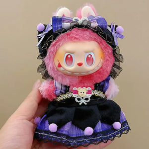 Labubu V3 Vinyl Doll Cosplay Clothes – DIY Fashion Outfits & Cute Plush Toy Accessories | Birthday Gifts for Kids & Collectors