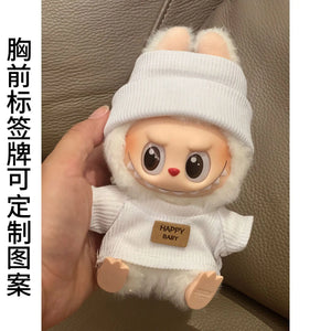 Labubu V3 Vinyl Doll Cosplay Clothes – DIY Fashion Outfits & Cute Plush Toy Accessories | Birthday Gifts for Kids & Collectors