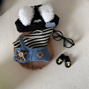 17cm Labubu Plush Doll Clothes – Macaron-Inspired Cute Outfits | DIY Accessories, Dog Clothes, Hair Bows | V1 & V2 Fit – Perfect Kid Gift