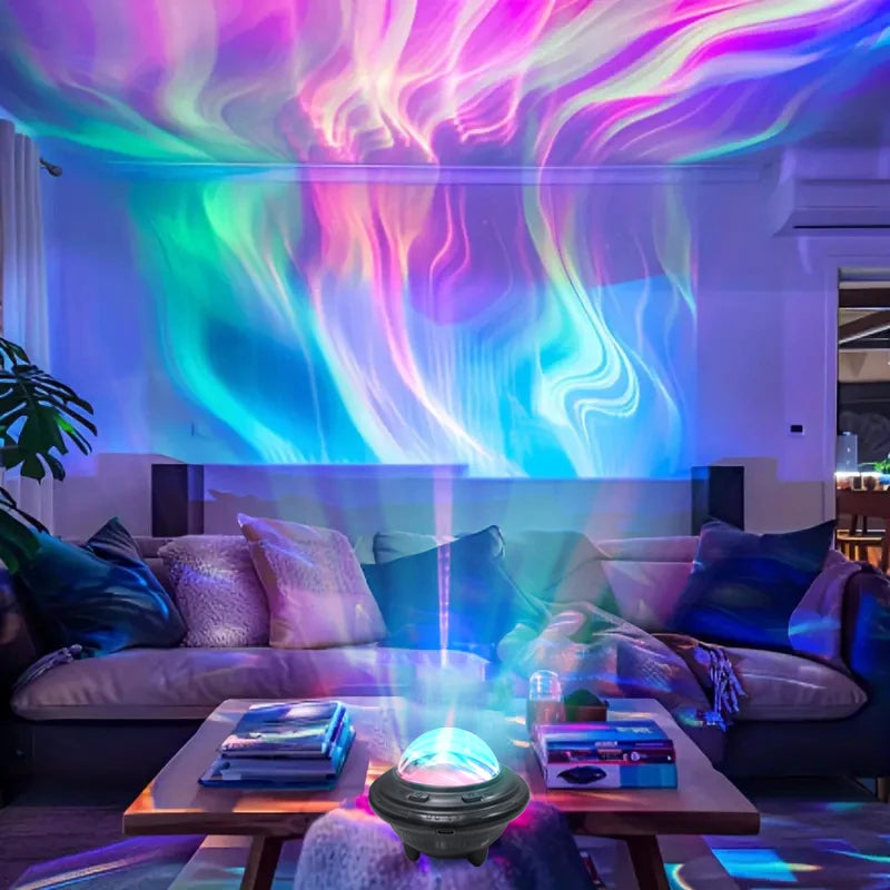 Starlight Projector Night Light Aurora Colorful Light Home Bedroom Decoration Starlight Christmas Light Children's Gift USB line