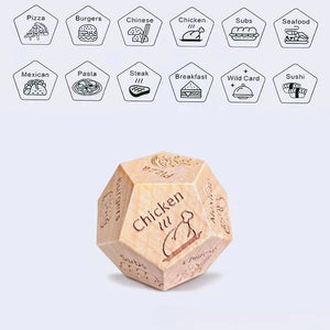 Dice for Couples – Food Decision Dice Game | Perfect Gift for Him & Her